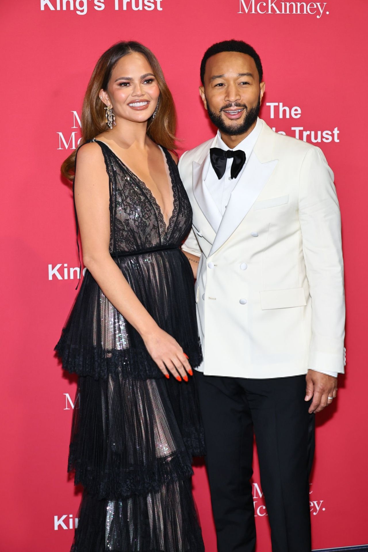 CHRISSY TEIGEN AND JOHN LEGEND AT THE KING’S TRUST 2024 GLOBAL GALA AT CIPRIANI SOUTH STREET IN NEW YORK